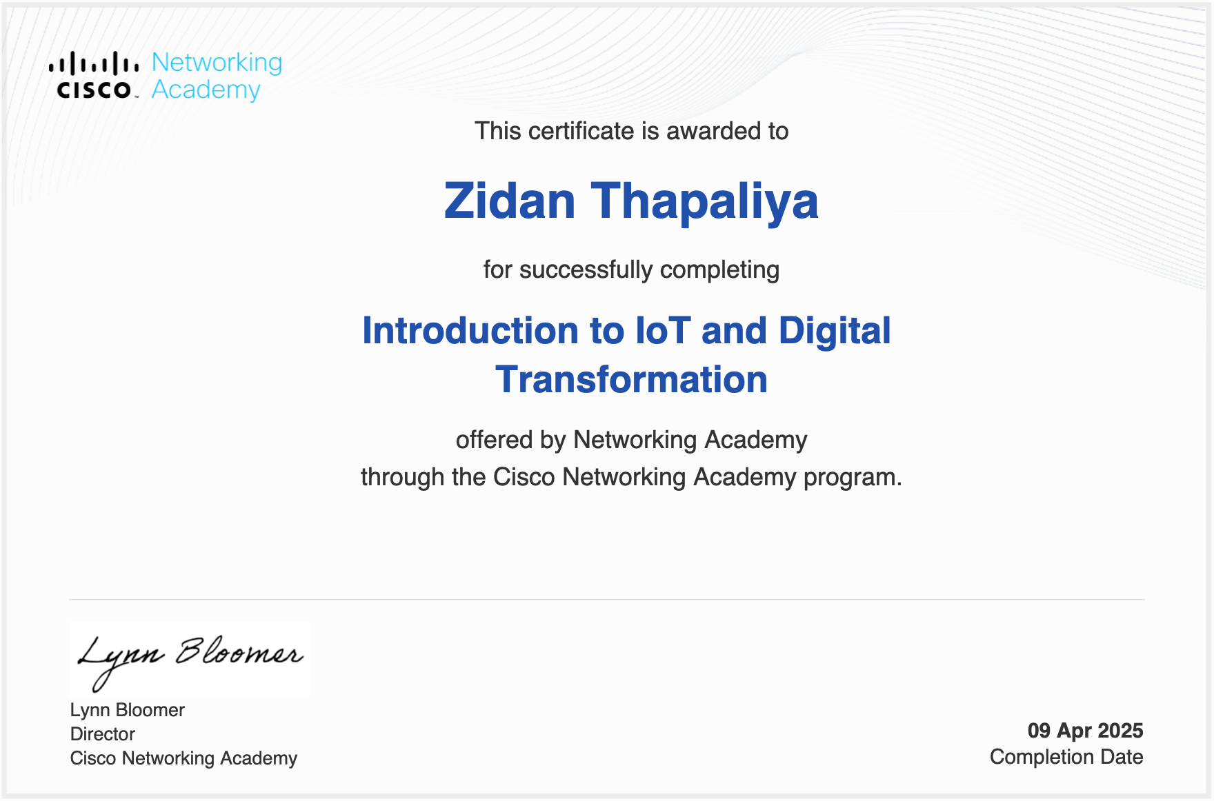 Certificate 4